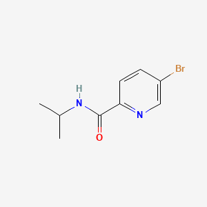 5-Bromo-N-isopropylpicolinamide chemical structure (CAS 845305-90-0)