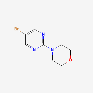 4-(5-Bromopyrimidin-2-yl)morpholine chemical structure (CAS 84539-22-0)