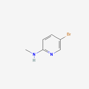 5-Bromo-N-methylpyridin-2-amine chemical structure (CAS 84539-30-0)