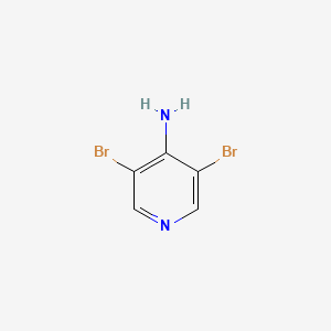 4-Amino-3,5-dibromopyridine chemical structure (CAS 84539-34-4)