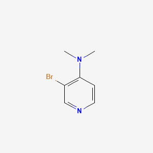 3-Bromo-N,N-dimethylpyridin-4-amine chemical structure (CAS 84539-35-5)
