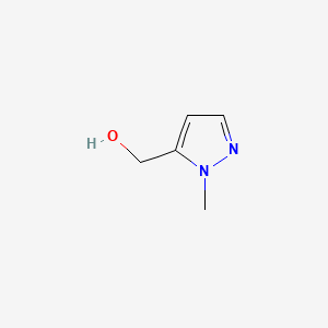 (1-Methyl-1H-pyrazol-5-yl)methanol chemical structure (CAS 84547-61-5)
