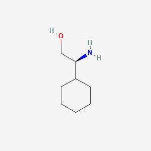 (S)-2-Amino-2-cyclohexylethanol chemical structure (CAS 845714-30-9)