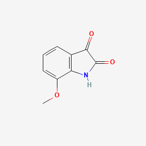 7-Methoxyindoline-2,3-dione chemical structure (CAS 84575-27-9)