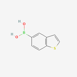 Benzo[b]thiophen-5-ylboronic acid chemical structure (CAS 845872-49-3)