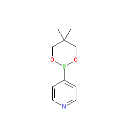 3-(5,5-Dimethyl-1,3,2-dioxaborinan-2-yl)pyridine chemical structure (CAS 845885-86-1)