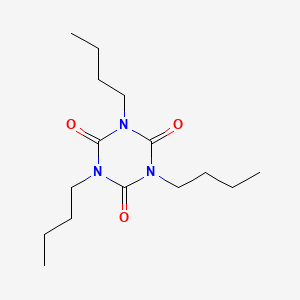 1,3,5-Tributyl-1,3,5-triazinane-2,4,6-trione chemical structure (CAS 846-74-2)