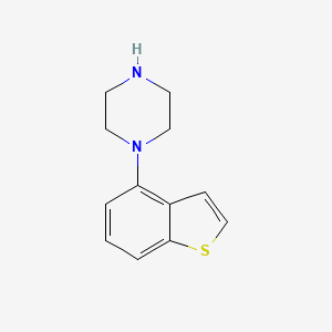 1-(Benzo[b]thiophen-4-yl)piperazine chemical structure (CAS 846038-18-4)