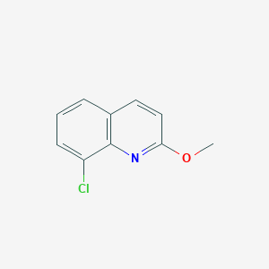8-Chloro-2-methoxyquinoline chemical structure (CAS 846038-39-9)