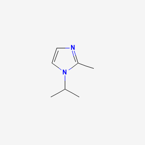 1-Isopropyl-2-methyl-1H-imidazole chemical structure (CAS 84606-45-1)