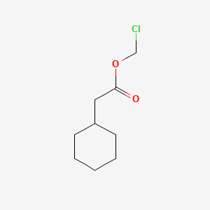Chloromethyl 2-cyclohexylacetate chemical structure (CAS 84674-27-1)