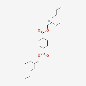 Bis(2-ethylhexyl) cyclohexane-1,4-dicarboxylate chemical structure (CAS 84731-70-4)