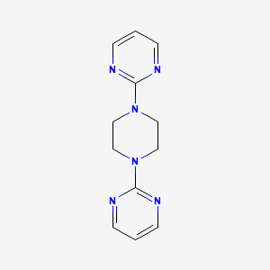 2-[4-(Pyrimidin-2-yl)piperazin-1-yl]pyrimidine chemical structure (CAS 84746-24-7)