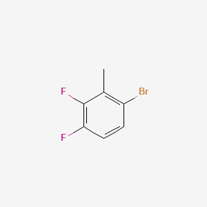 1-Bromo-3,4-difluoro-2-methylbenzene chemical structure (CAS 847502-81-2)