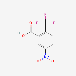 5-Nitro-2-(trifluoromethyl)benzoic acid chemical structure (CAS 847547-06-2)