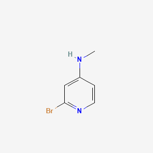 2-Bromo-N-methylpyridin-4-amine chemical structure (CAS 847799-64-8)