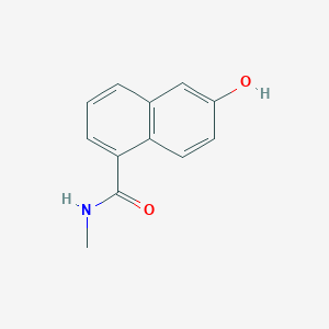 6-Hydroxy-N-methyl-1-naphthamide chemical structure (CAS 847802-91-9)