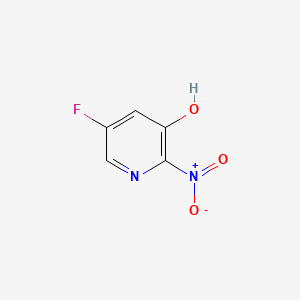 5-Fluoro-2-nitropyridin-3-ol chemical structure (CAS 847902-56-1)
