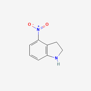4-Nitroindoline chemical structure (CAS 84807-26-1)