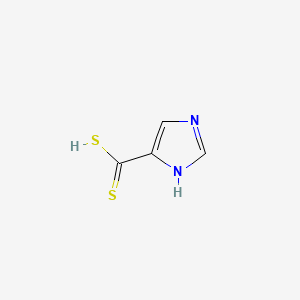 1H-Imidazole-4-carbodithioic acid chemical structure (CAS 84824-76-0)
