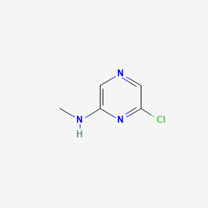 6-Chloro-N-methylpyrazin-2-amine chemical structure (CAS 848366-38-1)