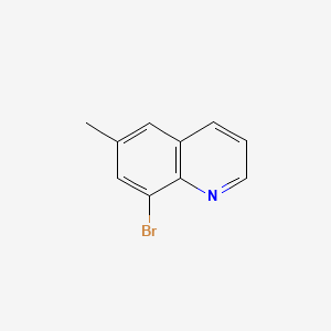 8-Bromo-6-methylquinoline chemical structure (CAS 84839-95-2)