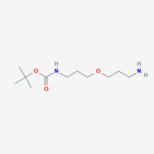 tert-Butyl (3-(3-aminopropoxy)propyl)carbamate chemical structure (CAS 848419-01-2)