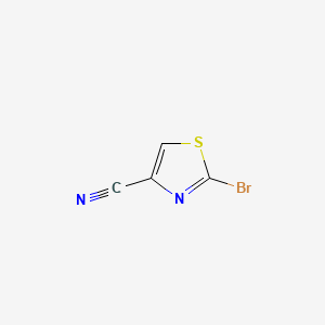 2-Bromo-4-cyanothiazole chemical structure (CAS 848501-90-6)