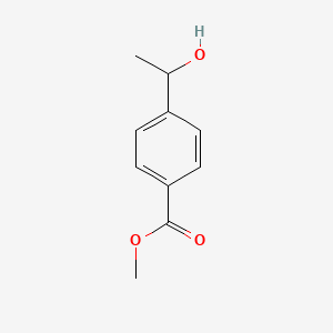 Methyl 4-(1-hydroxyethyl)benzoate chemical structure (CAS 84851-56-9)