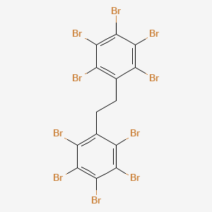 1,2-Bis(perbromophenyl)ethane chemical structure (CAS 84852-53-9)