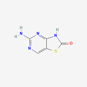 5-Aminothiazolo[4,5-d]pyrimidin-2(3H)-one chemical structure (CAS 848691-22-5)