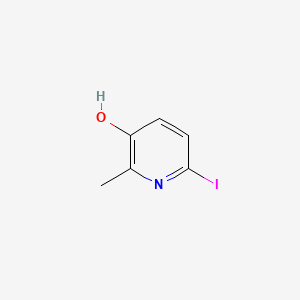 6-Iodo-2-methylpyridin-3-ol chemical structure (CAS 848952-39-6)