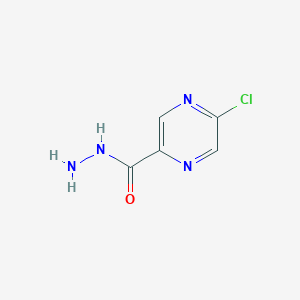 5-Chloropyrazine-2-carboxylic acid hydrazide chemical structure (CAS 848952-83-0)