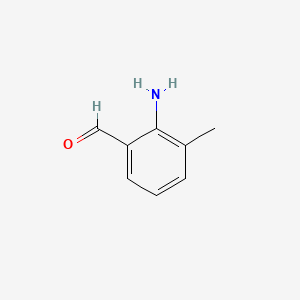 2-Amino-3-methylbenzaldehyde chemical structure (CAS 84902-24-9)