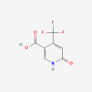 6-Hydroxy-4-(trifluoromethyl)nicotinic acid chemical structure (CAS 849020-87-7)