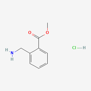 Methyl 2-(aminomethyl)benzoate hydrochloride chemical structure (CAS 849020-92-4)
