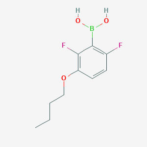 (3-Butoxy-2,6-difluorophenyl)boronic acid chemical structure (CAS 849062-15-3)