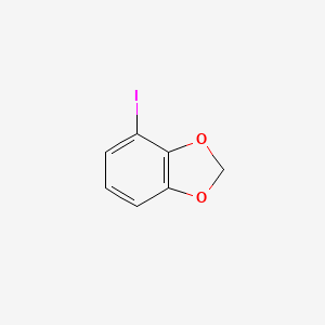 4-Iodobenzo[d][1,3]dioxole chemical structure (CAS 849517-65-3)