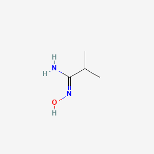 (Z)-N'-Hydroxyisobutyrimidamide chemical structure (CAS 849833-56-3)