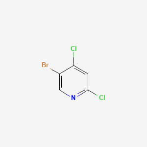 5-Bromo-2,4-dichloropyridine chemical structure (CAS 849937-96-8)