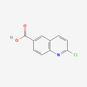 2-Chloroquinoline-6-carboxylic acid chemical structure (CAS 849996-80-1)