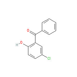 (5-Chloro-2-hydroxyphenyl)(phenyl)methanone chemical structure (CAS 85-19-8)