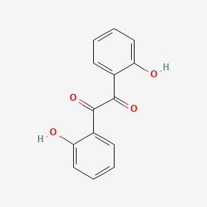 1,2-Bis(2-hydroxyphenyl)ethane-1,2-dione chemical structure (CAS 85-26-7)