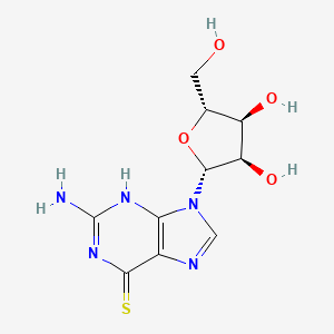 6-Thioguanosine chemical structure (CAS 85-31-4)
