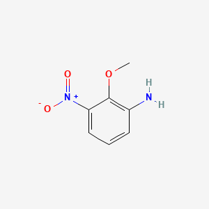 2-Methoxy-3-nitroaniline chemical structure (CAS 85-45-0)