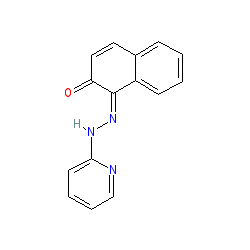 1-(2-Pyridylazo)-2-naphthol chemical structure (CAS 85-85-8)