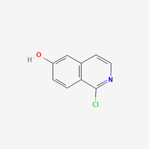 1-Chloroisoquinolin-6-ol chemical structure (CAS 850197-67-0)