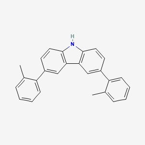 3,6-Di-o-tolyl-9H-carbazole chemical structure (CAS 850264-86-7)