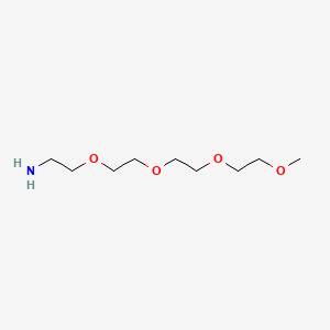 3,6,9,12-Tetraoxatridecanamine chemical structure (CAS 85030-56-4)