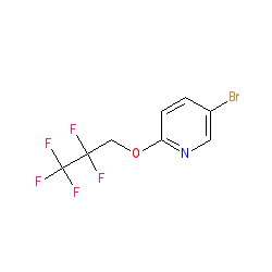 5-Bromo-2-(2,2,3,3,3-pentafluoropropoxy)pyridine chemical structure (CAS 850349-84-7)